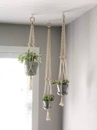 Boho Macrame Plant Hanger Boho Hanger Macrame Plant 2020 Bitki Askisi Boho Dekoru Oturma Odasi Fikirleri