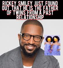 Rickey Smiley recently discovered that he is the father of twin daughters.  This revelation came just before the second anniversary of his son  Brandon's transition. Smiley learned that his ex-girlfriend's twin  daughters,