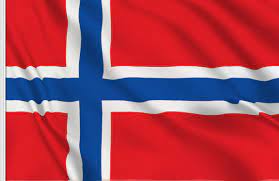 Civil flag and ensign (from 13 jul 1821, officially adopted 15 dec 1899). Norway Flag