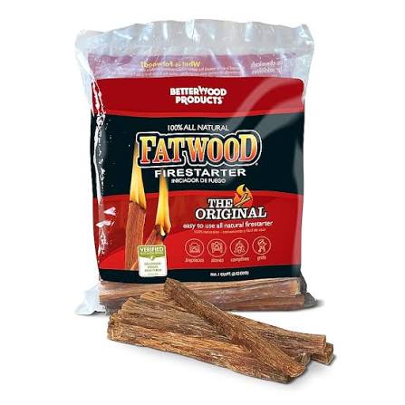 4 pound fatwood 4-lb Natural Firestarter