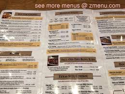 Texas roadhouse lunch kids, drink menu prices are the best to reflect delicious food at a rate everyone could the selection of dessert is not that diverse but it's worth of your attention. Online Menu Of Texas Roadhouse Restaurant Dothan Alabama 36303 Zmenu