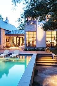 40 Swimming Pools You Ll Want To Lounge In Asap Swimming Pool Landscaping Backyard Pool Pool Houses