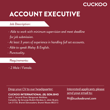 Believe in work, life, balance. Cuckoo Brunei Interested To Join Our Team Send Your Cv Facebook