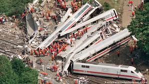 A train is a form of rail transport consisting of a series of connected vehicles that generally run along a railroad (or railway) track to transport. Eschede Germany S Worst Train Disaster Remembered 20 Years On News Dw 02 06 2018