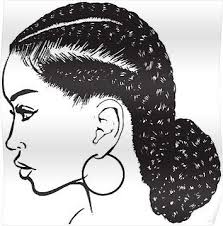 Black Woman Braids Hairstyle African American Beauty Salon Poster Beautyhairstyles African Braids Hairstyles African American Beauty Beauty Salon Posters