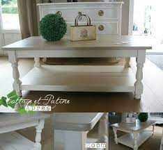 En effet comme vous y prenez vos repas, il faut faire meuble relooké avant après : Une Table Basse Qui A Du Chien Avant Apres Cottage Et Patine Le Blog