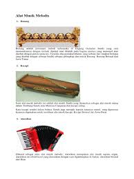 Asal dari jawa barat (sunda). Alat Musik Melodis Dan Harmonis