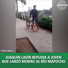 Todos se preocupan de longueira. Publimetro Chile Joaquin Lavin Repudia A Joven Que Lanzo Mobike Al Rio Mapocho Facebook
