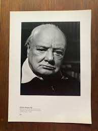 Life Magazine Book Photo By Philippe Halsman 1951 Winston Churchill Portrait