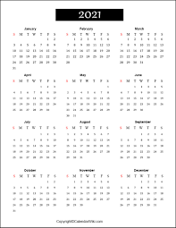 The classic edition of free editable calendar 2021 template in word: Free Printable Calendar 2021 Templates Pdf Word