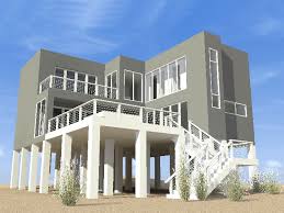 Our collection of unique beach house plans enhances the ocean lifestyle with contemporary architectural details such as waterfront facing verandas, ample storage space, open concept floor plan designs, outdoor living spaces and swimming pool concepts. Plan 052h 0057 The House Plan Shop