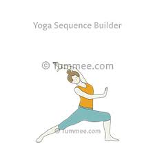 Dancing Warrior Yoga Yoga Sequences Benefits Variations And Sanskrit Pronunciation Tummee Com Warrior Pose Yoga Poses Warrior Pose Yoga