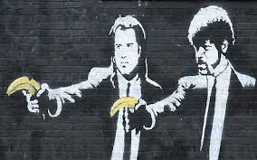 Pulp Fiction Street Art Banksy Banksy Art Banksy Prints
