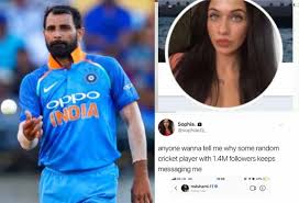 Hede cheering the dc boys enroute a superb win 💙 # yehhainayidilli # ipl2021 # cskvdc see more Md Shami Sends Message To An Unknown Lady On Instagram Orissapost