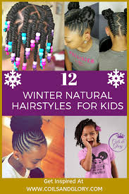 Fast and easy full ponytail hairstyle for short hair. 12 Easy Winter Protective Natural Hairstyles For Kids Coils And Glory