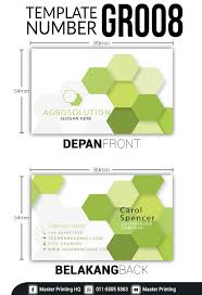 Tentu, desain id card atau desain kartu nama sangat berpengaruh terhadap first impression seseorang dari perusahaan bersangkutan. Template Bisnes Kad Master Printing Studio