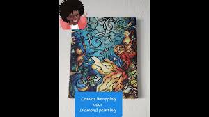 75% off all kits today. Framing A Diamond Painting Canvas Stretching Wrapping Youtube