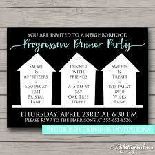 This is definitely one of my favorite dates. Progressive Dinner Party Invitation Announcement Card Etsy In 2021 Progressive Dinner Neighborhood Party Invitations Progressive Dinner Party