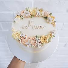 Here are 35 incredible cakes worthy of the occasion. Just For Mom A Rustic Floral Wreath Cake Birthday Cake With Flowers Birthday Cake For Mom Cake Recipe For Decorating