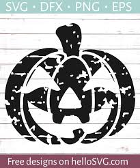 Download Jackolantern Distressed Silhouette Svg Free Svg Files Hellosvg Com Yellowimages Mockups