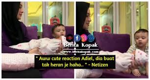 Namun, perkongsian itu disalah erti hingga dituduh ada kaitan dengan kisah rumah tangganya dengan datuk aliff firdaus abdul hadi. Aww Cute Reaction Adiel Dia Buat Tak Hairan Je Haha Netizen Berita Kopak Cc