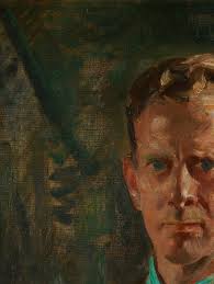 Lot 759: J.E. Weis O/C, Self Portrait