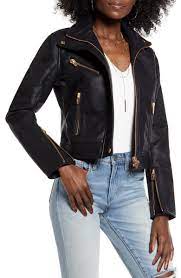 Free Shipping And Returns On Blanknyc The Essentials Faux Leather Moto Jacket At Nordstrom Com Gle Faux Leather Moto Jacket Leather Moto Jacket Leather Jacket