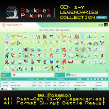Buy All Past Gen Legendaries For Pokemon Home Rawkhet Pokemon ❤ get the best all legendary pokemon wallpaper on wallpaperset. all gen 1 7 legendaries 90x battle ready shiny pokemon home