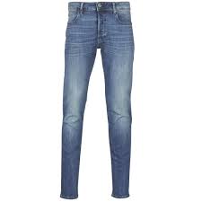 Une couleur sobre accompagnée par une découpe des plus belles, offre à ce jean une allure chic, élégante et décontractée, idéale pour toutes les situations du quotidien. G Star Raw 3301 Slim Blue Vintage Medium Aged Fast Delivery Spartoo Europe Material Slim Jeans Men 79 96