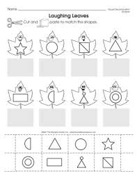 Pin By Geneva Mollon On Fall In 2020 Visual Discrimination Worksheets Shapes Kindergarten Fall Lessons