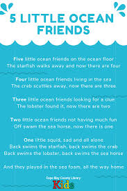 5 Little Ocean Friends Ocean Theme Preschool Preschool Songs Classroom Songs