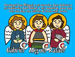 29 De Septiembre Dia De Los Santos Arcangeles Miguel Gabriel Y Rafael San Miguel Arcangel Arcangeles Oraciones Para Ninos