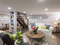 The goal of ambient lighting is to provide general brightness so that the whole space can be seen and navigated with ease. Basement Lighting Faqs Hgtv