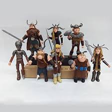 Monstrous nightmare action toy dreamworks dragons defenders of berk. Tv Movie Character Toys 8pcs How To Train Your Dragon Figure Hiccup Toy Collection Kid Toys Figurine Toys Games