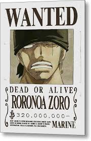 Terimakasih telah berkunjung, sampai berjumpa lagi di postingan lainnya. Bounty Zoro Wanted One Piece Metal Print By Aditya Sena