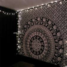 Boho tapestry, mandala wall tapestry, elephant mandala tapestry, sun tapestry and room tapestry. Elephant Mandala Tapestry Elephant Wall Hanging