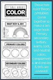 Use the rivers of the u.s. Color Theory For Kids A Free Printable Book The Kitchen Table Classroom