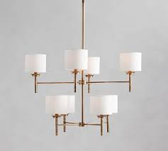 Stella Chandelier Chandelier Shades Chandelier Pottery Barn