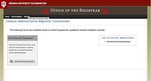 Campus Administrative Registrar Transactions Cart Iu Bloomington One Iu
