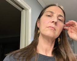 Wood and Resin Earrings