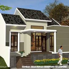 Model teras rumah sederhana di kampung : Desain Teras Teras Rumah Kampung Cek Bahan Bangunan