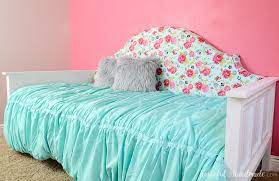 You can pick from metal, leather or a wood bed. Upholstered Day Bed Build Plans Houseful Of Handmade