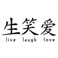Japanese Symbols Would Tattoo If I Knew It Really Means Live Laugh Love My Luck It Says So Japanese Tattoo Symbols Chinese Symbol Tattoos Japanese Tattoo