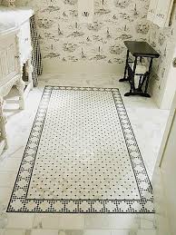 Bathroom Floors Inspiration Inspiring Interiors Beautiful Tile Floor Bathroom Flooring Tile Rug