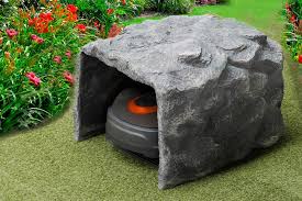 Möchten sie ihre garage selber bauen, können sie auf verschiedene materialien wie metall, holz, beton oder mauern zurückgreifen. Mahroboter Garage Fels Steinoptik Carpot Kaufland De