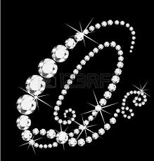 Kleinbuchstaben, a, b, c, d, e, f, g, h, i, j, k, l, m, n, o, p, q . Q Italic Letter With Diamonds Rhinestone Crafts Diamond Bling Crafts