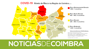 Veja no mapa como está o seu concelho. Regiao De Coimbra Tem Concelhos Com Todos Os Niveis De Risco Descubra O Que Pode Fazer Na Sua Terra Noticias De Coimbra