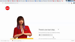 How To Web Check In Air Asia Youtube