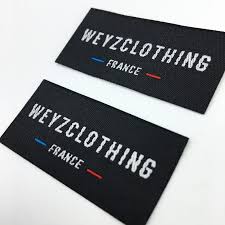 1000pcs Iron On Labels Iron On Name Tag Iron On Woven Etsy In 2020 Iron On Labels Woven Labels Clothing Labels