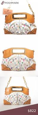 Louis Vuitton Multicolore Blanc White Judy Mm Gorgeous White Multicolor From Lv Canvas Genera In 2020 Louis Vuitton Multicolor Fashion Logo Design White Louis Vuitton